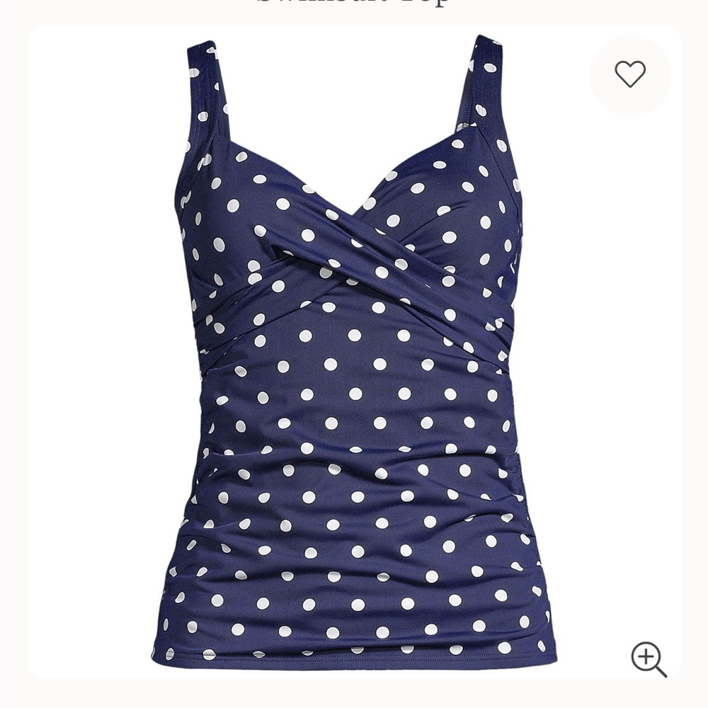 Lands’ Ens Polka Dot Swim Top